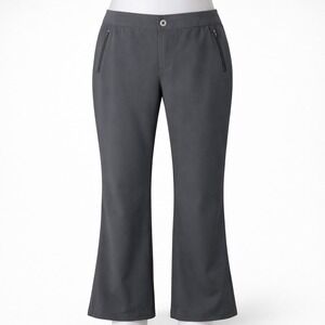 Kuhl Frost Softshell Gray Outdoor Hiking Pants Zip 12 L Petite Ski Snowboard